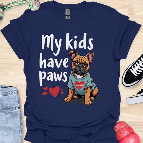 My kids have paws - V6 - Funny Ears T-Shirt
